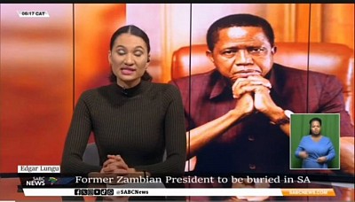 Late Former Zambian President; Edgar Lungu